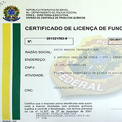 Licença teste